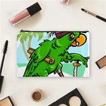 Parrot Hat Cartoon Captain Cosmetic Bag (Medium)