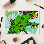 Parrot Hat Cartoon Captain Cosmetic Bag (Large)