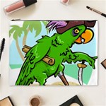 Parrot Hat Cartoon Captain Cosmetic Bag (XL)