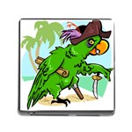 Parrot Hat Cartoon Captain Memory Card Reader (Square 5 Slot)
