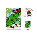 Parrot Hat Cartoon Captain Playing Cards Single Design (Mini)