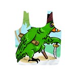 Parrot Hat Cartoon Captain Full Print Recycle Bag (S)