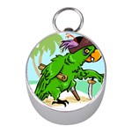 Parrot Hat Cartoon Captain Mini Silver Compasses