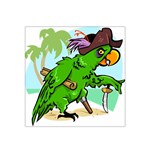 Parrot Hat Cartoon Captain Satin Bandana Scarf 22  x 22 