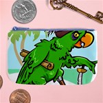 Parrot Hat Cartoon Captain Large Coin Purse