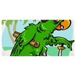 Parrot Hat Cartoon Captain Banner and Sign 4  x 2 