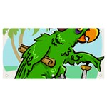 Parrot Hat Cartoon Captain Banner and Sign 6  x 3 