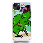 Parrot Hat Cartoon Captain iPhone 14 Plus TPU UV Print Case