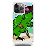 Parrot Hat Cartoon Captain iPhone 13 Pro TPU UV Print Case