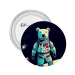 Bear Astronaut Futuristic 2.25  Buttons