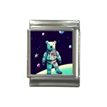 Bear Astronaut Futuristic Italian Charm (13mm)