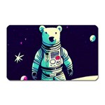 Bear Astronaut Futuristic Magnet (Rectangular)