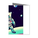 Bear Astronaut Futuristic Mini Greeting Cards (Pkg of 8)