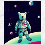 Bear Astronaut Futuristic Canvas 8  x 10 