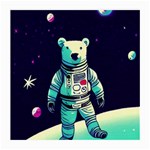 Bear Astronaut Futuristic Medium Glasses Cloth (2 Sides)