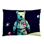 Bear Astronaut Futuristic Pillow Case