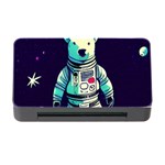 Bear Astronaut Futuristic Memory Card Reader with CF
