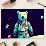 Bear Astronaut Futuristic Cosmetic Bag (XXL)