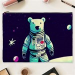 Bear Astronaut Futuristic Cosmetic Bag (XXXL)