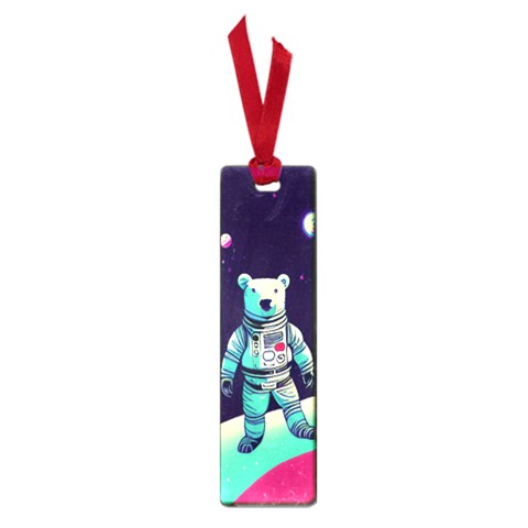 Bear Astronaut Futuristic Small Book Marks from ArtsNow.com Front