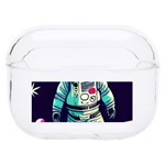 Bear Astronaut Futuristic Hard PC AirPods Pro Case