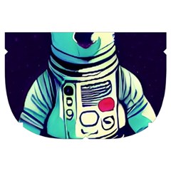 Bear Astronaut Futuristic Make Up Case (Small) from ArtsNow.com Side Left