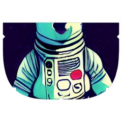 Bear Astronaut Futuristic Make Up Case (Large) from ArtsNow.com Side Left