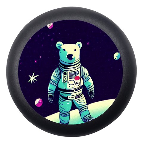 Bear Astronaut Futuristic Dento Box with Mirror from ArtsNow.com Front