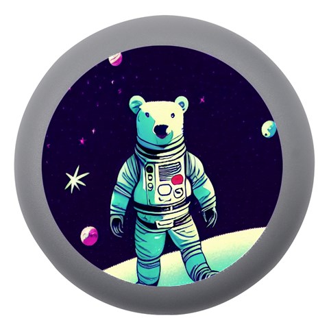 Bear Astronaut Futuristic Dento Box with Mirror from ArtsNow.com Front