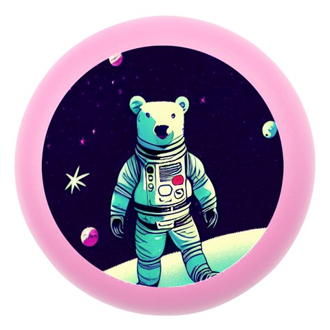 Bear Astronaut Futuristic Dento Box with Mirror from ArtsNow.com Front