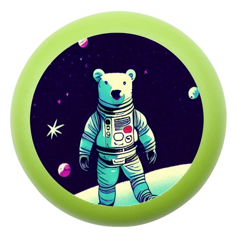 Bear Astronaut Futuristic Dento Box with Mirror from ArtsNow.com Front