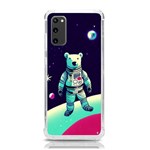 Bear Astronaut Futuristic Samsung Galaxy S20 6.2 Inch TPU UV Case