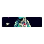 Bear Astronaut Futuristic Banner and Sign 4  x 1 