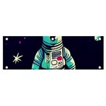 Bear Astronaut Futuristic Banner and Sign 6  x 2 