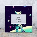 Bear Astronaut Futuristic White Box Photo Frame 4  x 6 