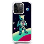 Bear Astronaut Futuristic iPhone 14 Pro TPU UV Print Case