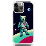 Bear Astronaut Futuristic iPhone 13 Pro Max TPU UV Print Case