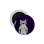 Cat Astronaut Space Retro Universe 1.75  Magnets