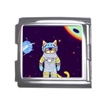 Cat Astronaut Space Retro Universe Mega Link Italian Charm (18mm)