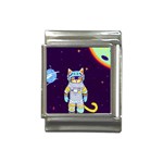 Cat Astronaut Space Retro Universe Italian Charm (13mm)