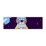Cat Astronaut Space Retro Universe Sticker Bumper (100 pack)
