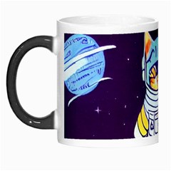 Cat Astronaut Space Retro Universe Morph Mug from ArtsNow.com Left