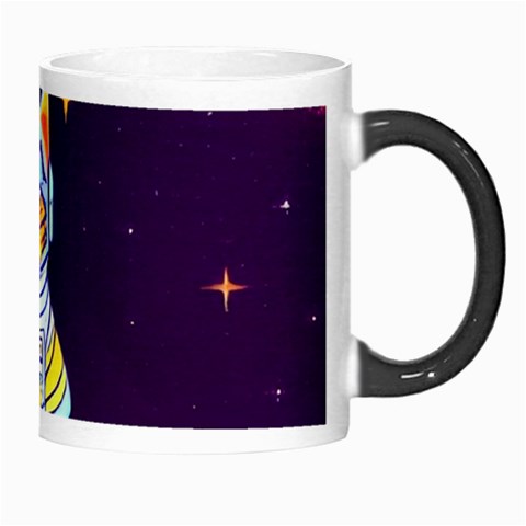 Cat Astronaut Space Retro Universe Morph Mug from ArtsNow.com Right