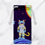 Cat Astronaut Space Retro Universe Jewelry Bag