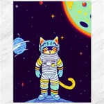 Cat Astronaut Space Retro Universe Canvas 12  x 16 
