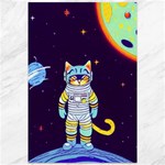 Cat Astronaut Space Retro Universe Canvas 12  x 18 