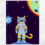 Cat Astronaut Space Retro Universe Canvas 36  x 48 