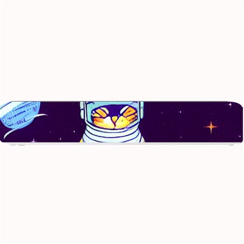 Cat Astronaut Space Retro Universe Small Bar Mat from ArtsNow.com 24 x4  Bar Mat