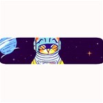 Cat Astronaut Space Retro Universe Large Bar Mat