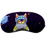 Cat Astronaut Space Retro Universe Sleep Mask